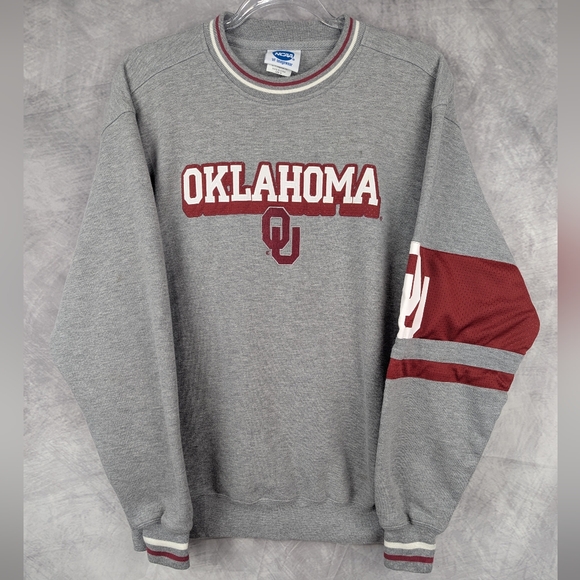 NCAA Other - Oklahoma NCAA Medium Vintage Crewneck Sweatshirt Cool Arm Band